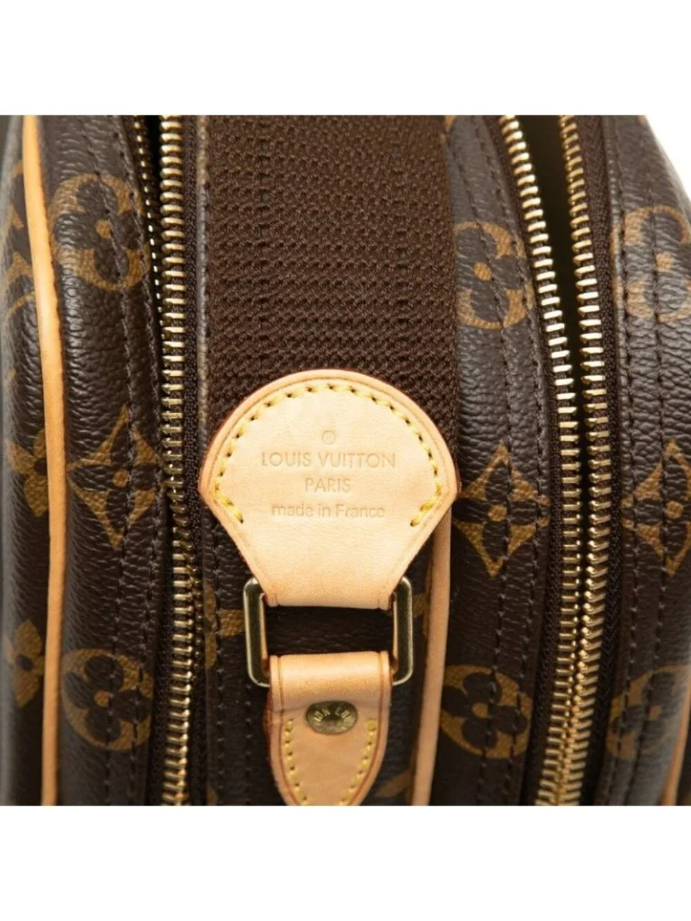 Louis Vuitton Monogram Ripota PM Crossbody Shoulder Bag Brown Leather